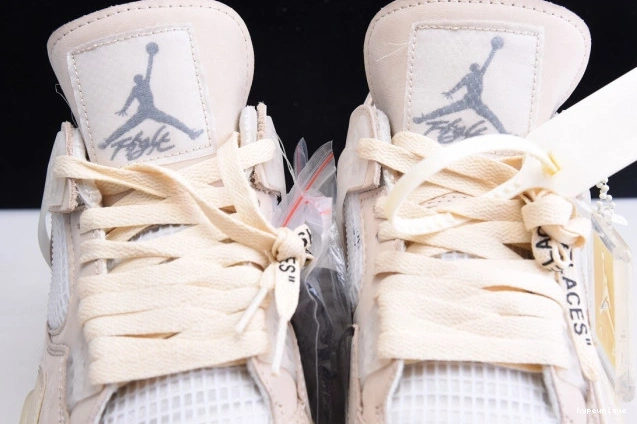 HYPE Sail Off-White Jordan 4 x CV9388-100 Air 0807